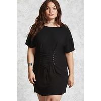 Plus Size Corset T-Shirt Dress