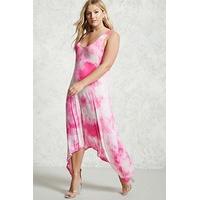 plus size tie dye tank dress