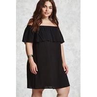 plus size flounce dress