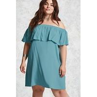 plus size flounce dress