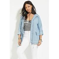 Plus Size Chambray Jacket