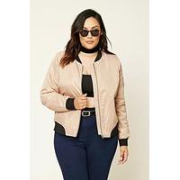 Plus Size Bomber Jacket