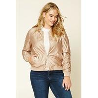 Plus Size Bomber Jacket