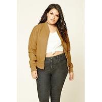 Plus Size Bomber Jacket