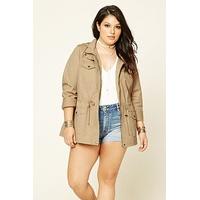 Plus Size Utility Jacket