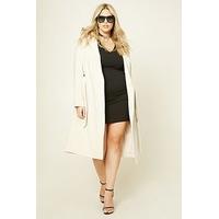 Plus Size Shawl Collar Coat