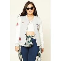 Plus Size Varsity Jacket