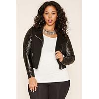 Plus Size Moto Jacket