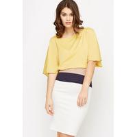 Pleated Hem Top