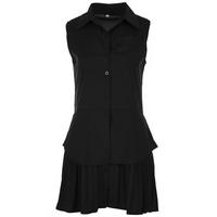 Pleated Shirt Dress - Size: XL