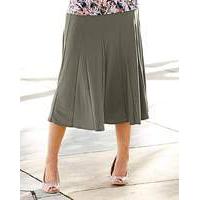 plain soft jersey skirt length 32in