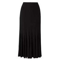 plain jersey skirt with godets l27in