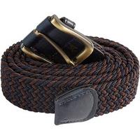 plaited elasticated belts burgundy size medium polyesterelastane