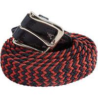 plaited elasticated belts red size large polyesterelastane