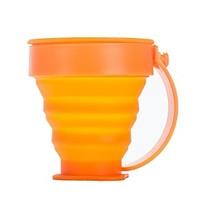 Plastics / Silicone Cup Orange Single outdoor