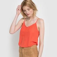 Plain Camisole with Shoestring Straps