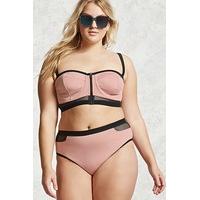 Plus Size Mesh Bikini Bottoms