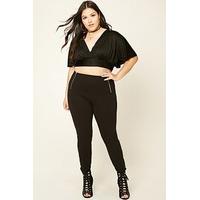 plus size zippered pants