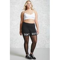 Plus Size Dont Quit Leggings