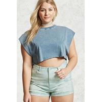 Plus Size Tie-Dye Shorts