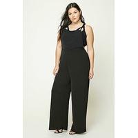 Plus Size Self-Tie Overalls