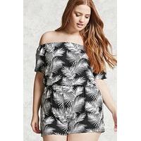 Plus Size Tropical Playsuit