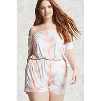 Plus Size Tropical Playsuit