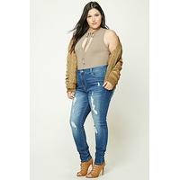 Plus Size Mid-Rise Jeans