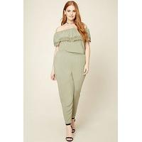 Plus Size Flounce Jumpsuit