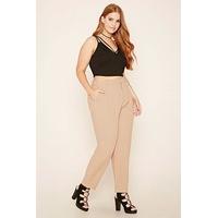 Plus Size Woven Trousers