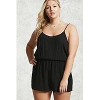 Plus Size Woven Cami Playsuit