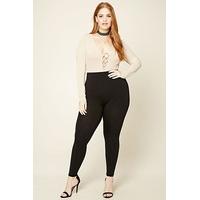 Plus Size Control Top Leggings