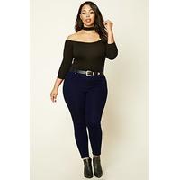 Plus Size High-Waist Jeans