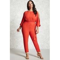 Plus Size Vented Jumpsuit