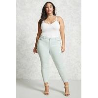 plus size high rise skinny jeans