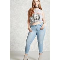 Plus Size Mid-Rise Skinny Jeans