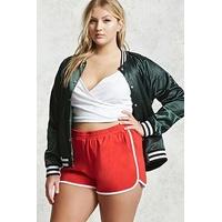 Plus Size Pocket Dolphin Shorts