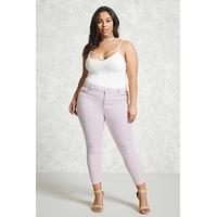 plus size high rise skinny jeans