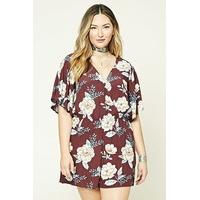 Plus Size Floral Playsuits