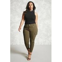 plus size cargo trousers