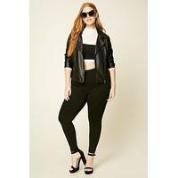 Plus Size Moto Leggings