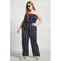 plus size strapless jumpsuit