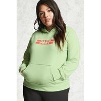 plus size graphic hoodie