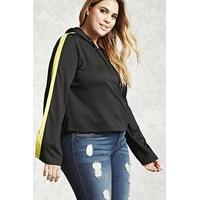 Plus Size Colorblock Hoodie