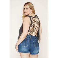 plus size knot back tank