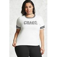 Plus Size Chaos Graphic Tee