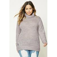 Plus Size Open-Knit Jumper