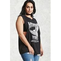 plus size vibes muscle tee