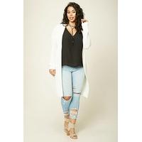 Plus Size Longline Cardigan