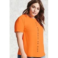 plus size play graphic tee